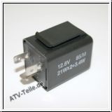 Blinkrelais, 3 Pole elektronisch 12 V Blinkgeber fr LED Blinker