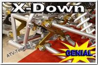 X-Down Tieferlegung und Verbreiterung vorne fr Arctic Cat DVX400