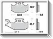 Scheibenbremsbelag MCB723SI/LMP367OR mit ABE