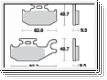 Scheibenbremsbelag MCB724SI/LMP354OR mit ABE