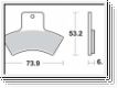 Scheibenbremsbelag MCB762SI/LMP355OR mit ABE