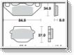 Scheibenbremsbelag MCB560SI/LMP191OR mit ABE