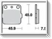 Scheibenbremsbelag MCB561SI/LMP192OR mit ABE